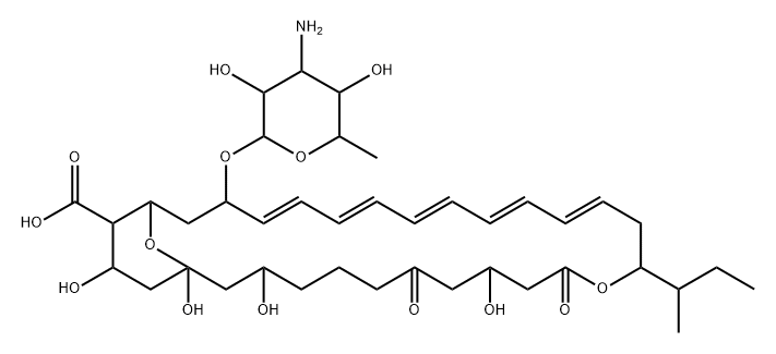 12,31-Dioxabicyclo[25.3.1]hentriaconta-15,17,19,21,23-pentaene-28-carboxylic acid, 25-[(3-amino-3,6-dideoxy-β-D-mannopyranosyl)oxy]-1,3,9,29-tetrahydroxy-13-(1-methylpropyl)-7,11-dioxo- (9CI)|优洛杀菌素 E