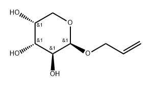 β-D-Arabinopyranoside, 2-propen-1-yl Struktur
