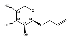 β-D-Arabinopyranoside, 2-propen-1-yl 结构式