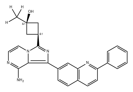 [2H3]-LINSITINIB, 1304632-17-4, 结构式