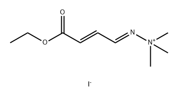Hydrazinium, 2-(4-ethoxy-4-oxo-2-butenylidene)-1,1,1-trimethyl-, iodide, (,E)- (9CI)