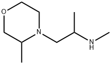 4-Morpholineethanamine, N,α,3-trimethyl- Structure