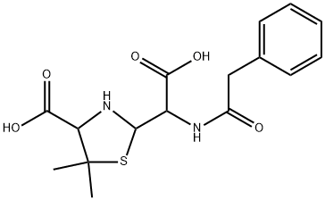 苄青霉素酸, 13057-98-2, 结构式