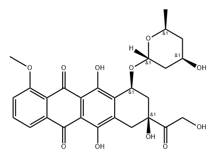 3'-hydroxyesorubicin Structure