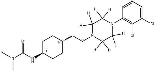 Cariprazine D8,1308278-50-3,结构式