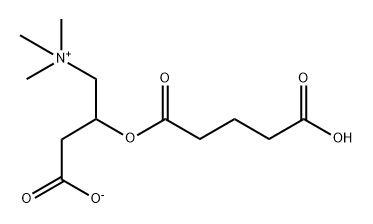 DL-Glutaryl Carnitine-d6, 130915-55-8, 结构式