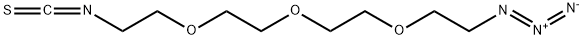 1-isothiocyanato-PEG3-Azide Structure