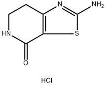 2-氨基-6,7-二氢噻唑并[5,4-C]吡啶-4(5H)-一盐酸盐,1312412-89-7,结构式