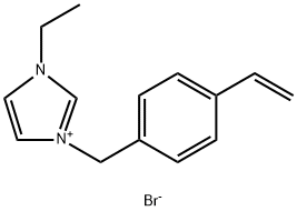 3-[(4-乙烯基苯基)甲基]-1-乙基-1H-咪唑溴化盐, 1312415-44-3, 结构式