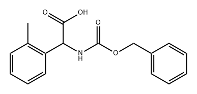 Benzeneacetic acid, 2-methyl-α-[[(phenylmethoxy)carbonyl]amino]- Structure