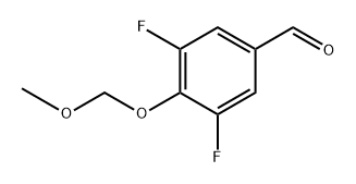 3,5-difluoro-4-(methoxymethoxy)benzaldehyde Structure