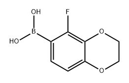 (5-氟-2,3-二氢苯并[B][1,4]二噁英-6-基)硼酸, 1313426-14-0, 结构式