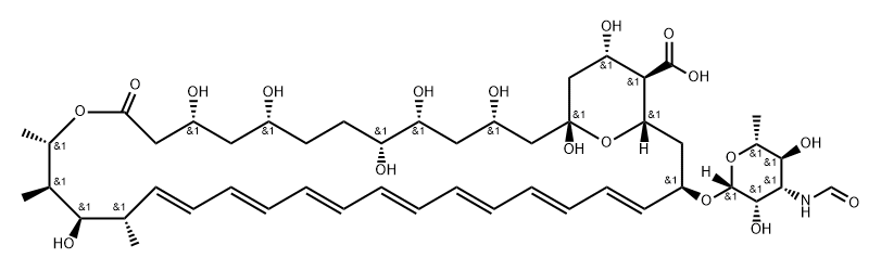 Amphotericin B, N-formyl- Struktur