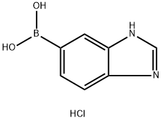 (1H-Benzo[d]imidazol-6-yl)boronic acid hydrochloride Structure