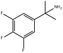 Benzenemethanamine, 3,4,5-trifluoro-α,α-dimethyl-, 1314740-53-8, 结构式