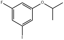 1-fluoro-3-iodo-5-isopropoxybenzene Struktur