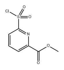 6-(氯磺酰基)吡啶甲酸甲酯, 1314922-50-3, 结构式