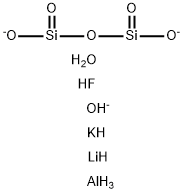 リシア雲母 化学構造式