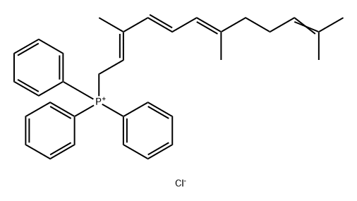 Phosphonium, triphenyl[(2E,4E,6E)-3,7,11-trimethyl-2,4,6,10-dodecatetraenyl]-, chloride (9CI)