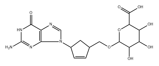 carbovir-5'-O-glucuronide Structure