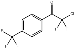 2-Chloro-2,2-difluoro-1-(4-trifluoromethyl-phenyl)-ethanone Struktur