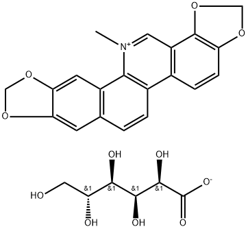 枸橼酸血根碱,132210-34-5,结构式