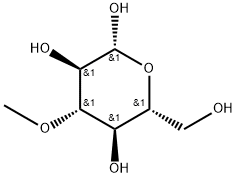 β-D-Glucopyranose, 3-O-methyl- Struktur