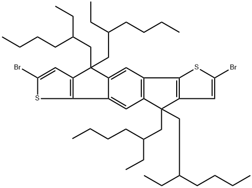 C2C6-IDT-Br 结构式