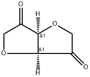 1,4:3,6-ジアンヒドロ-D-threo-2,5-ヘキソジウロース 化学構造式