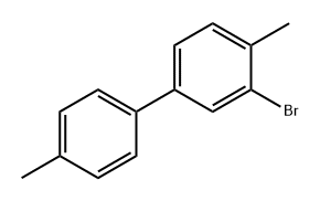 3-Bromo-4,4'-dimethyl-1,1'-biphenyl Structure