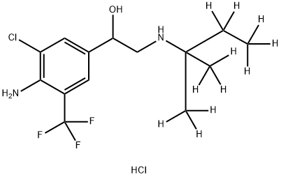 Mapenterol-D11 hydrochloride Struktur