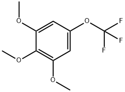 Benzene, 1,2,3-trimethoxy-5-(trifluoromethoxy)- Structure