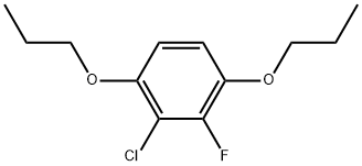2-Chloro-3-fluoro-1,4-dipropoxybenzene 结构式