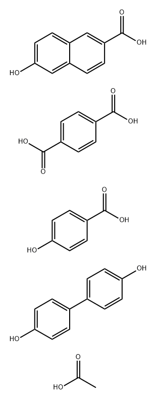 terephthalic acid/(1,1'biphenyl)-4,4'-diol/4-carboxyphenol Structure