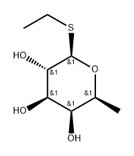 1-乙基-Β-L-硫代吡喃岩藻糖苷 结构式