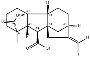 赤霉素杂质69, 132970-89-9, 结构式