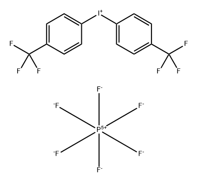 二(4-三氟甲基苯基)六氟磷酸碘98.00%, 1330660-36-0, 结构式