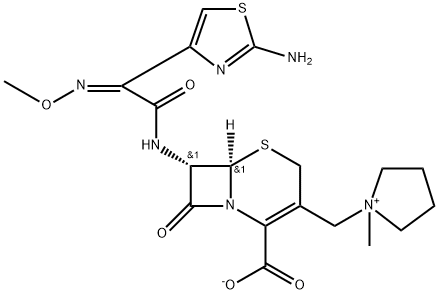 头孢吡肟杂质02, 133162-90-0, 结构式