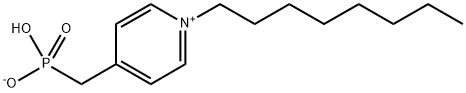 Pyridinium, 1-octyl-4-(phosphonomethyl)-, inner salt (9CI) Structure
