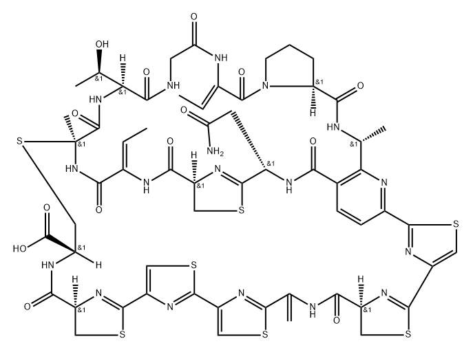 シクロチアゾマイシン 化学構造式
