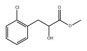 3-(2-氯苯基)-2-羟基丙酸甲酯,133373-32-7,结构式