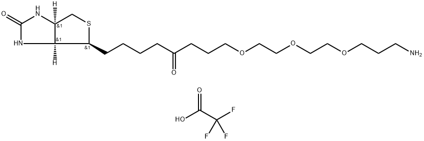 Biotin-Teg-Nh2 Tfa,1334172-59-6,结构式
