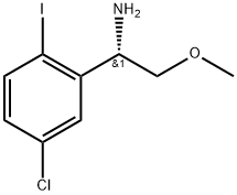 (1S)-1-(5-chloro-2-iodophenyl)-2-methoxyethan-1-amine Structure