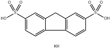 9H-Fluorene-2,7-disulfonic acid, potassium salt (1:2) Structure