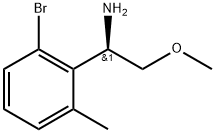 (1R)-1-(2-bromo-6-methylphenyl)-2-methoxyethan-1-amine Structure