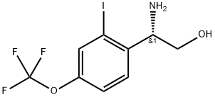 2-amino-2-[2-iodo-4-(trifluoromethoxy)phenyl]ethanol Structure