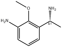 Benzenemethanamine, 3-amino-2-methoxy-α-methyl-, (αR)- Struktur