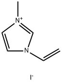1H-Imidazolium, 3-ethenyl-1-methyl-, iodide (1:1) Struktur
