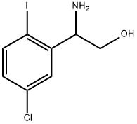 2-amino-2-(5-chloro-2-iodophenyl)ethan-1-ol Structure