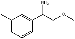 1-(2-iodo-3-methylphenyl)-2-methoxyethanamine Structure